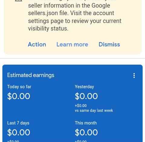 How to fix the latest update of the Google AdSense sellers.json file