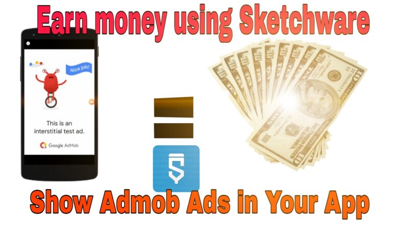 Make money easily by putting ads in the app made with sketchware. Part 1