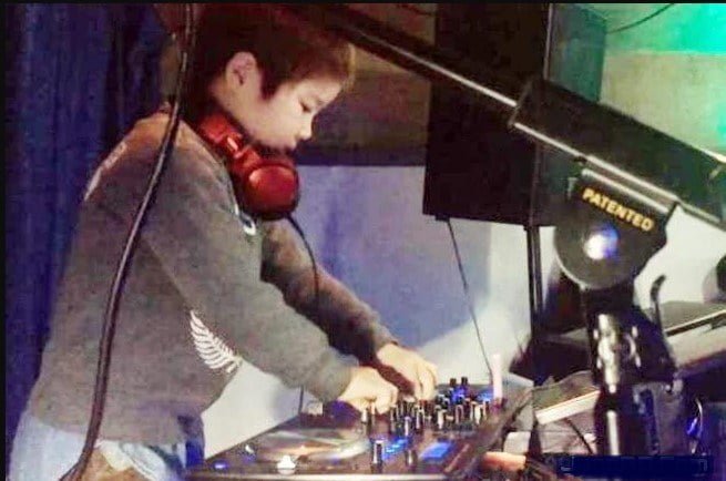 The little boy is now a DJ. The World record
